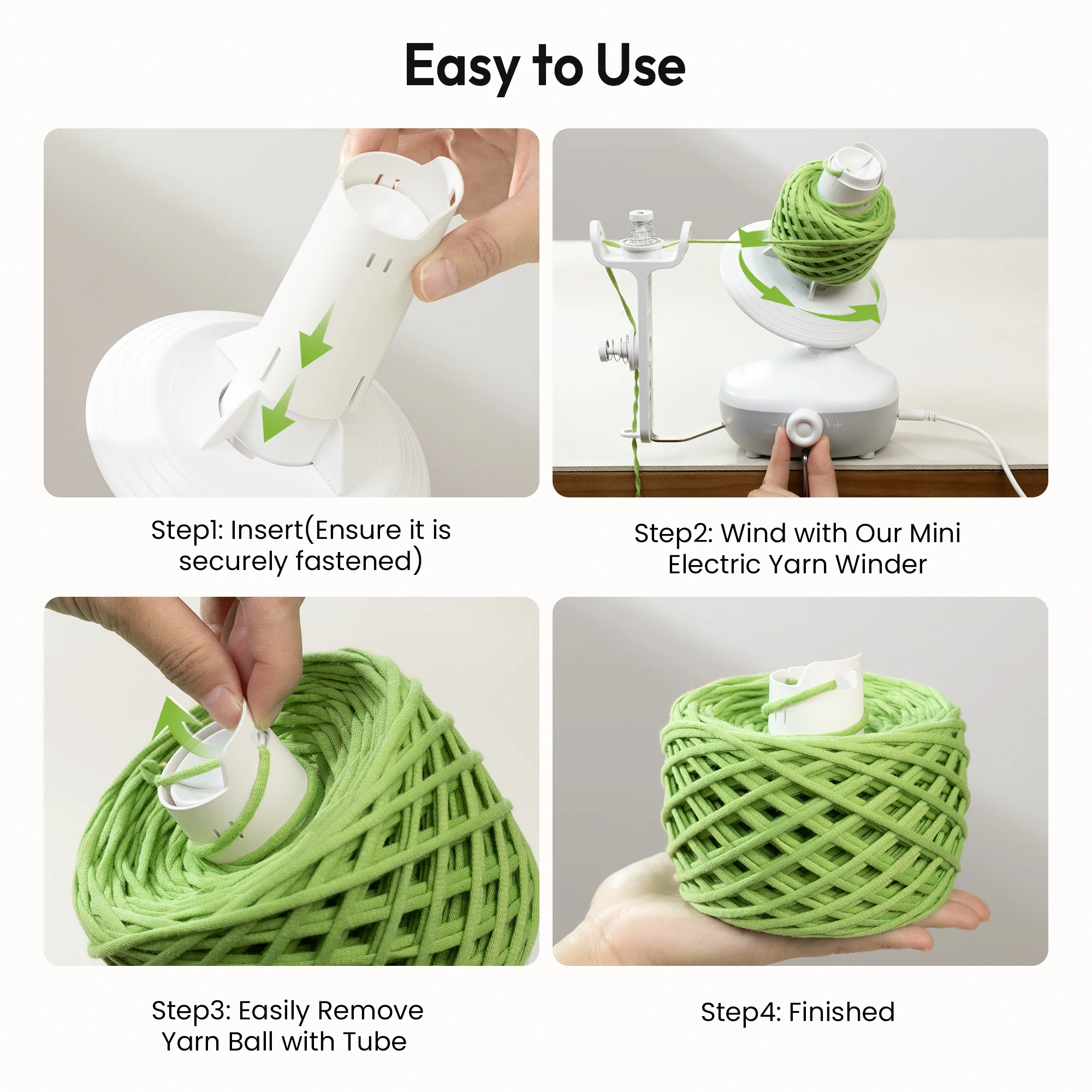 Yarn Ball Tube Set for Caydo M1 & M1C Electric Yarn Winder - Image 6
