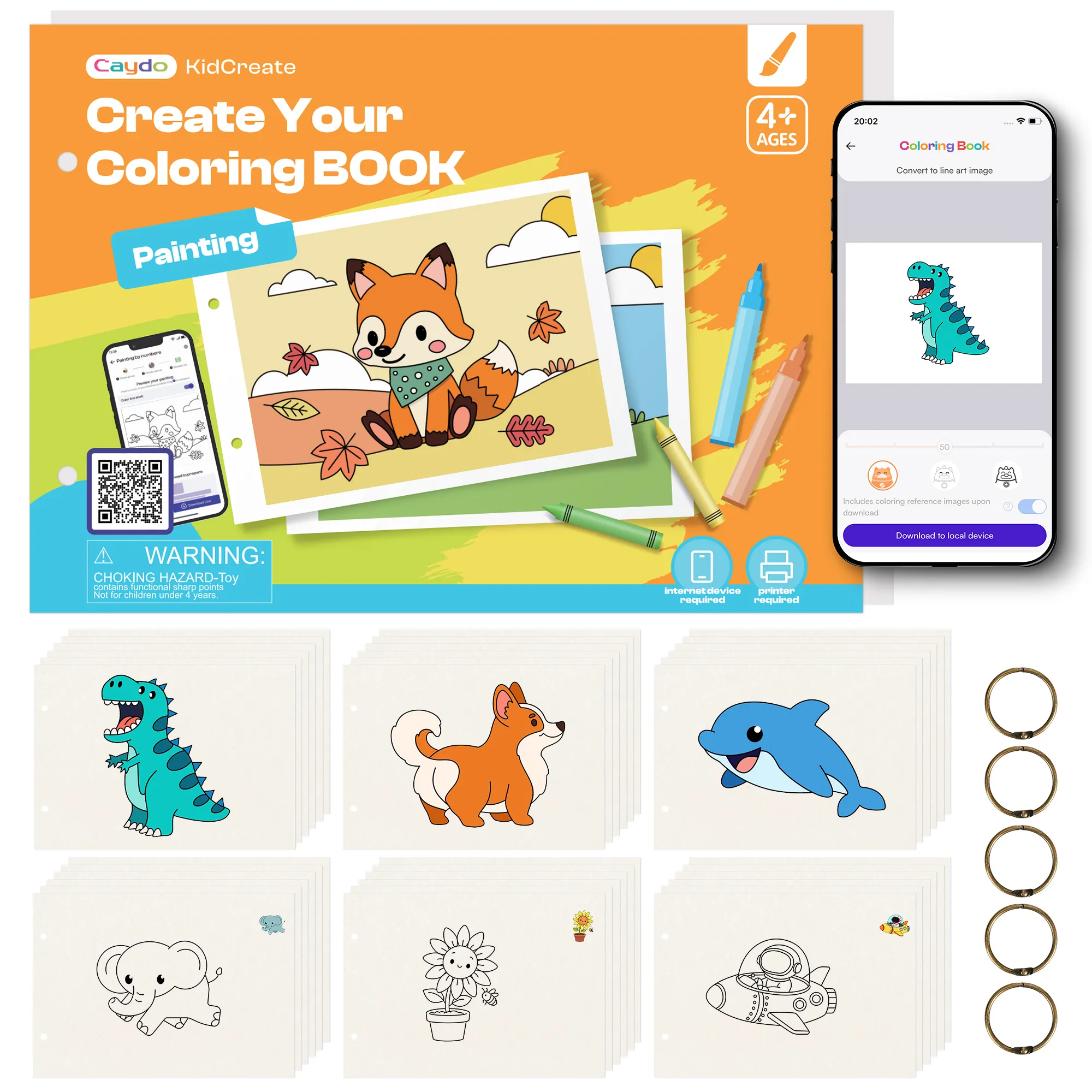 Coloring Creator Set | For Caydo T3 AI-power Smart Drawing Projector - Image 3