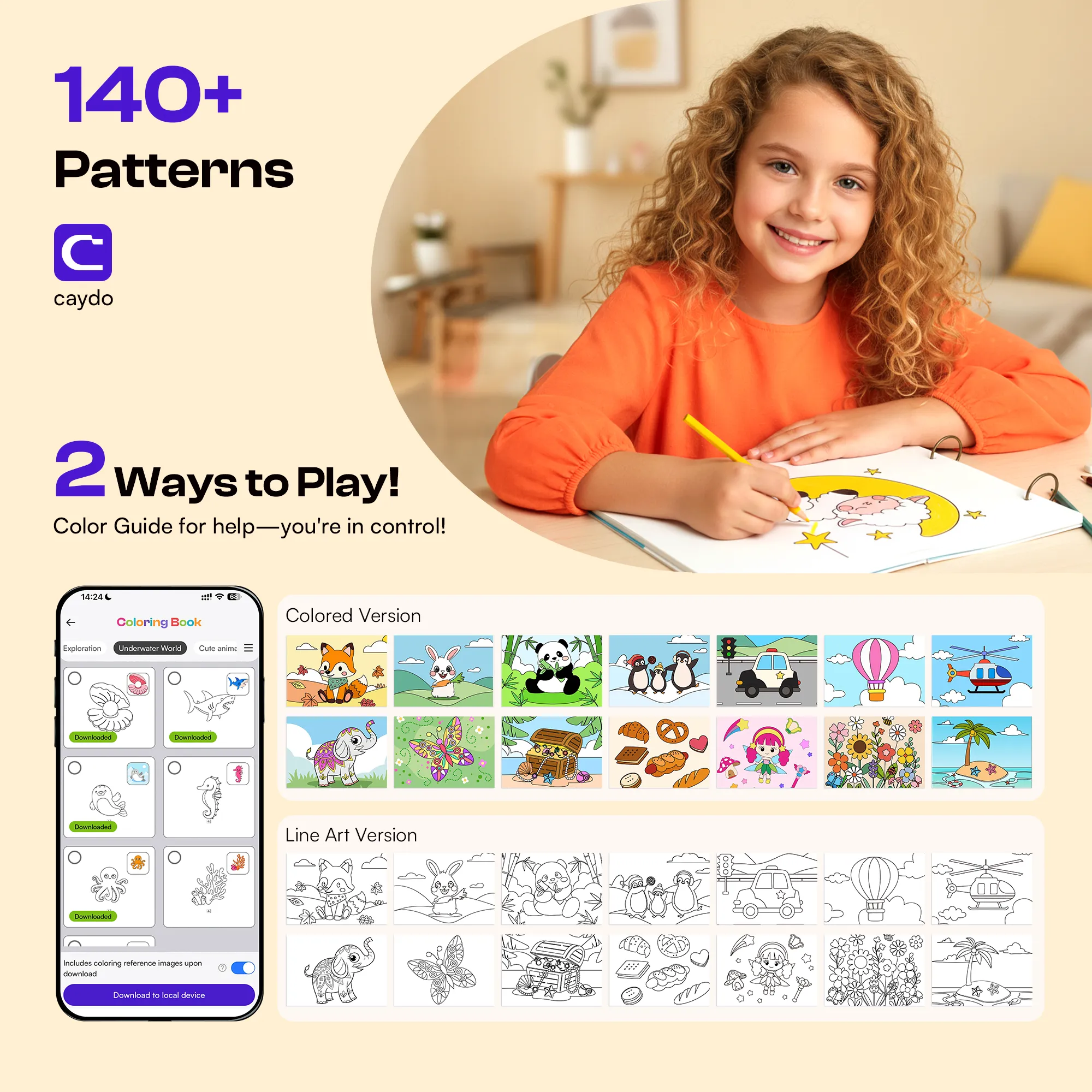 Coloring Creator Set | For Caydo T3 AI-power Smart Drawing Projector - Image 5