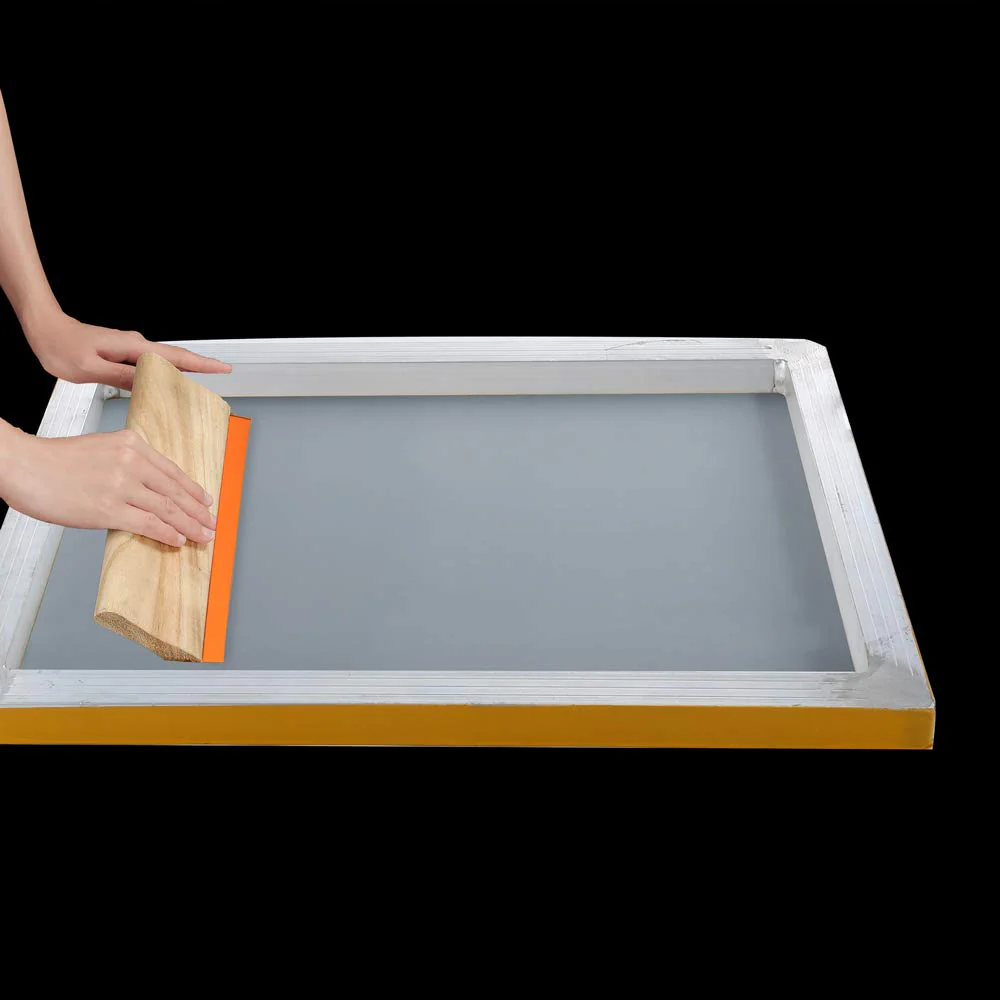 2 Piece 10 x 14 Inch 110 White Mesh Aluminum Silk Screen Printing Frames - Image 2