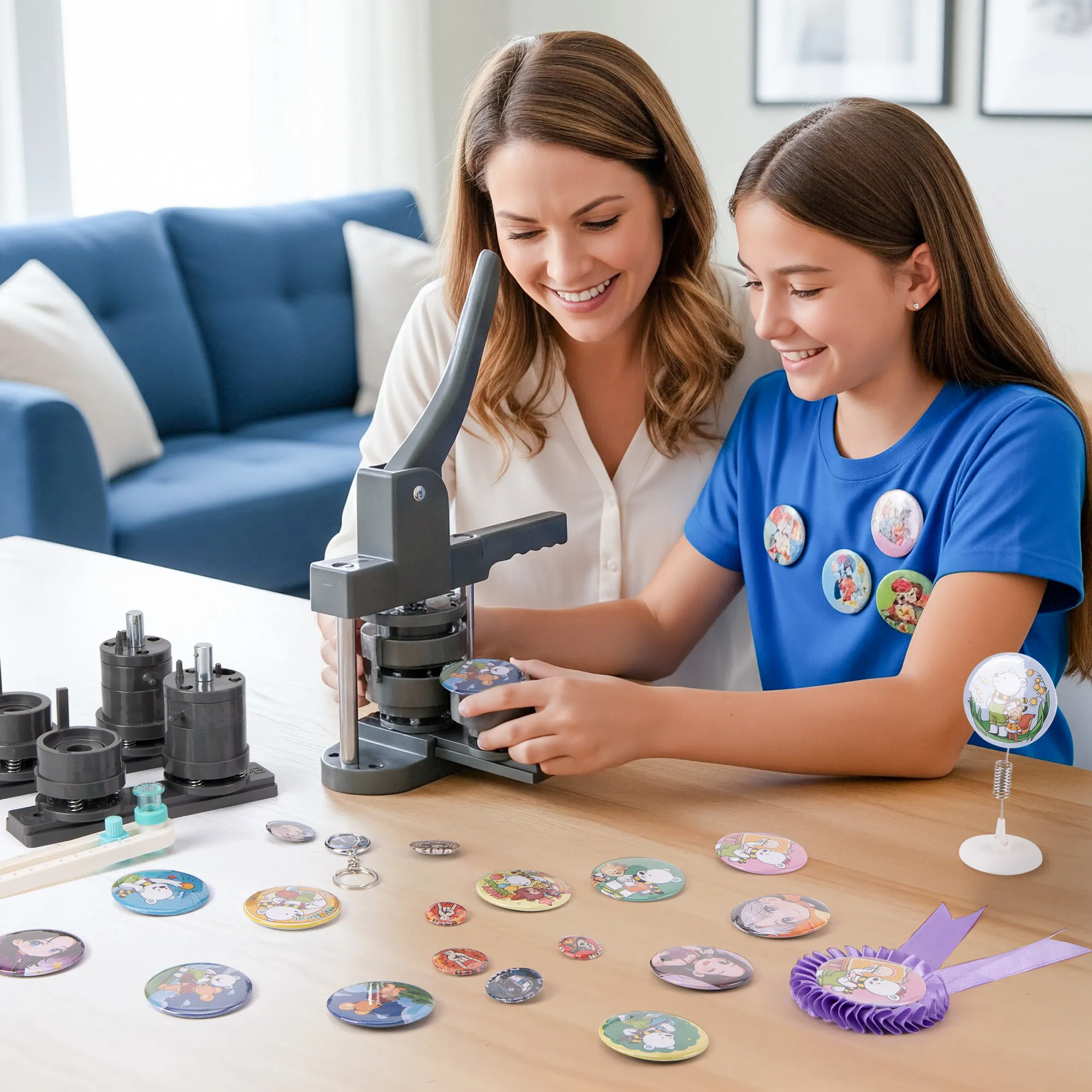 Caydo 3-in-1 Button Maker Machine Kit - Image 7
