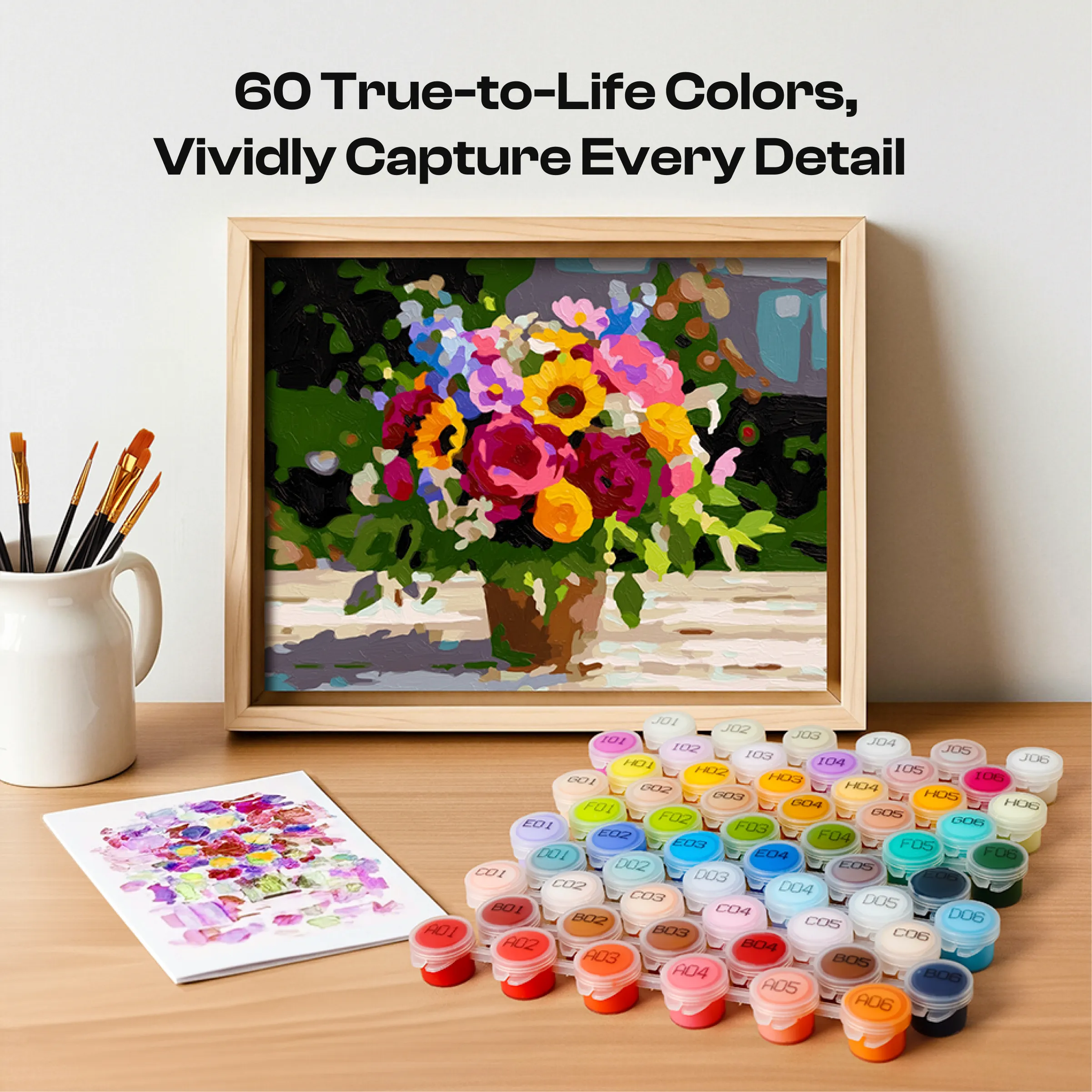 Caydo Custom Photo-to-Paint by Numbers Kit - Image 5