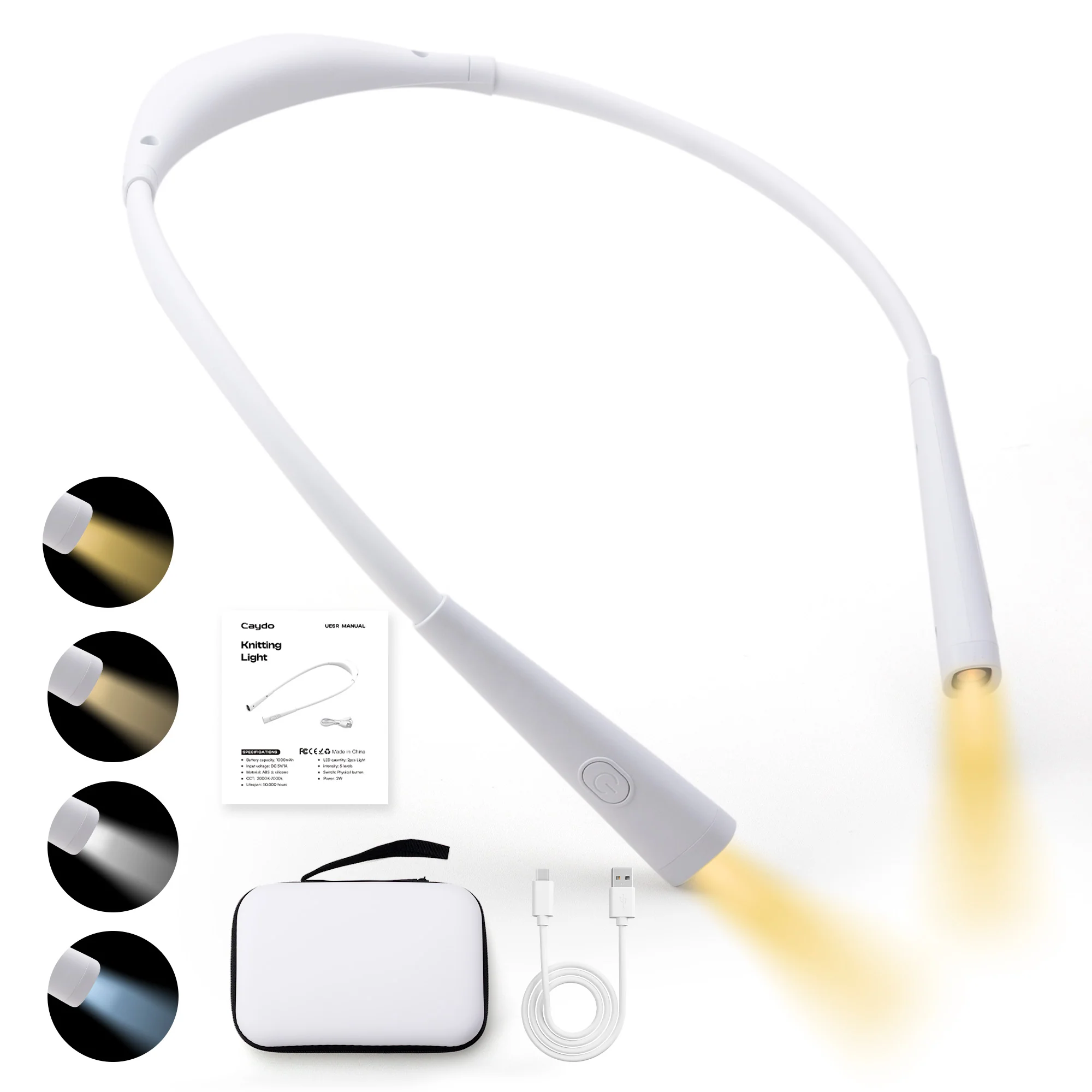 LED Neck-Hanging Light for Knitting, Crochet & Reading - Image 10