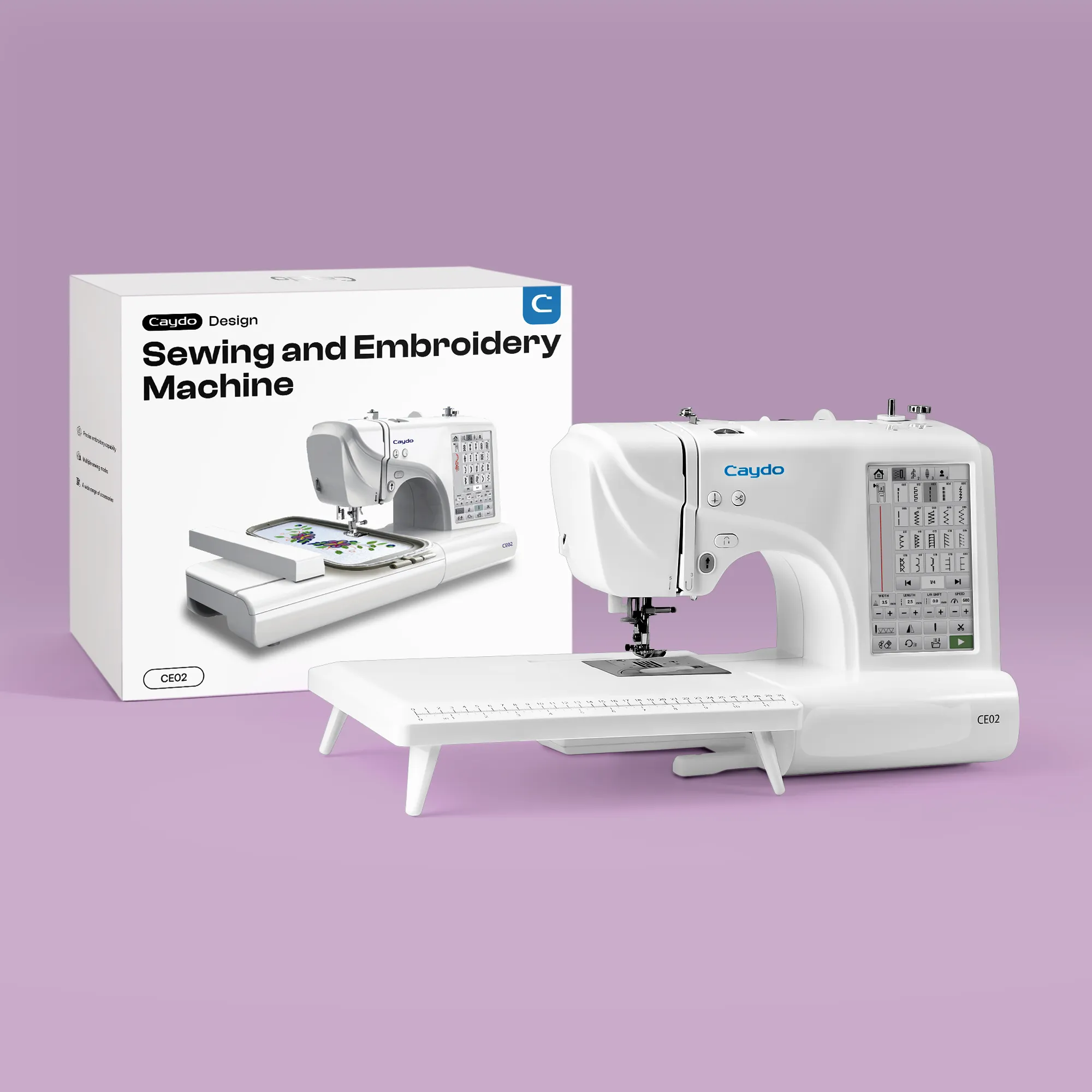 Computerized Smart Sewing & Embroidery Machine CE02 (2 in 1) - Image 12