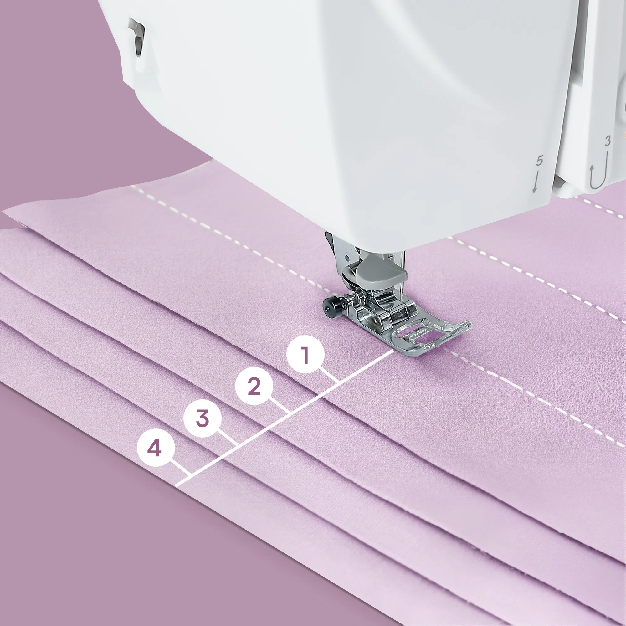 Computerized Smart Sewing & Embroidery Machine CE02 (2 in 1) - Image 4