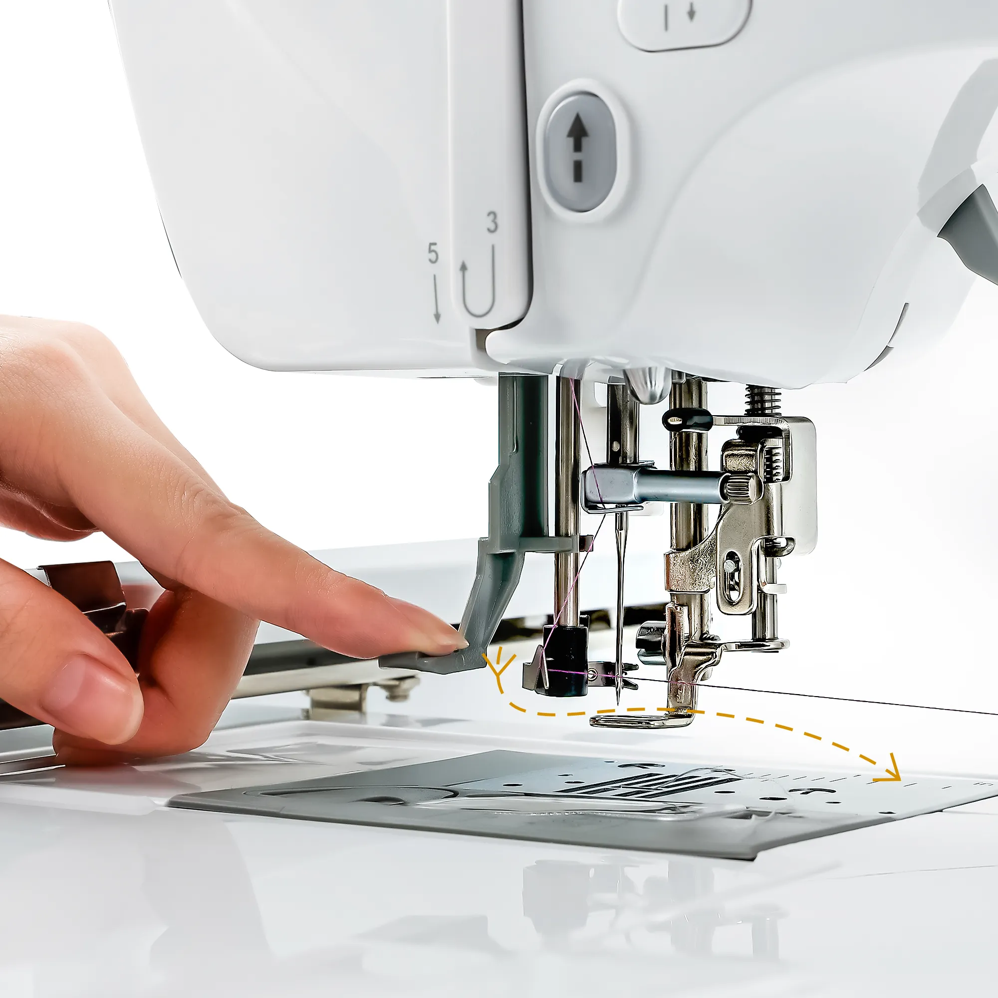 Computerized Smart Sewing & Embroidery Machine CE02 (2 in 1) - Image 7