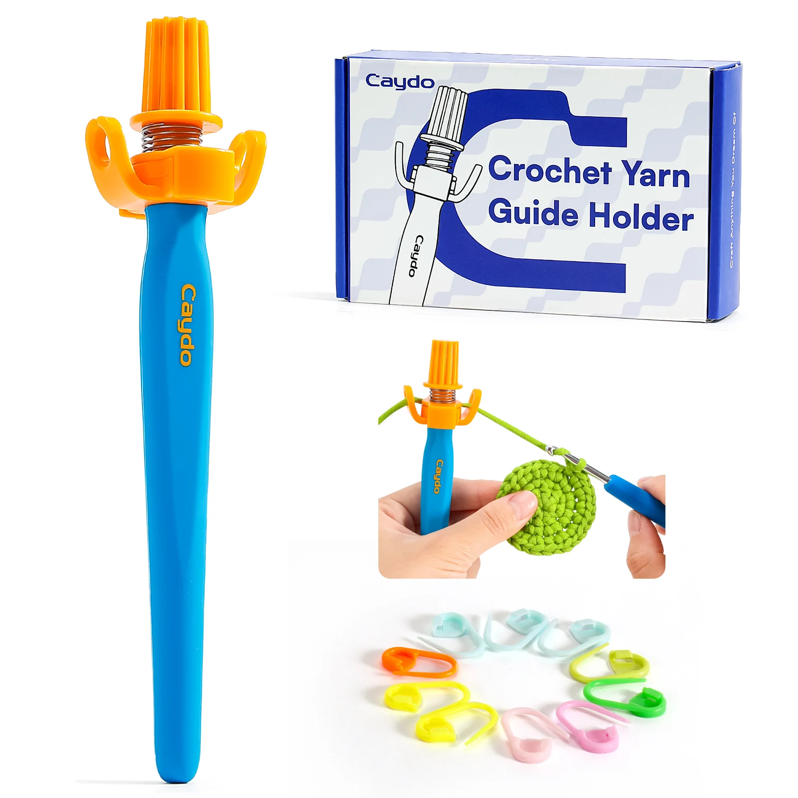 Crochet Holder - Ergonomic Yarn Guide Tool - Image 9