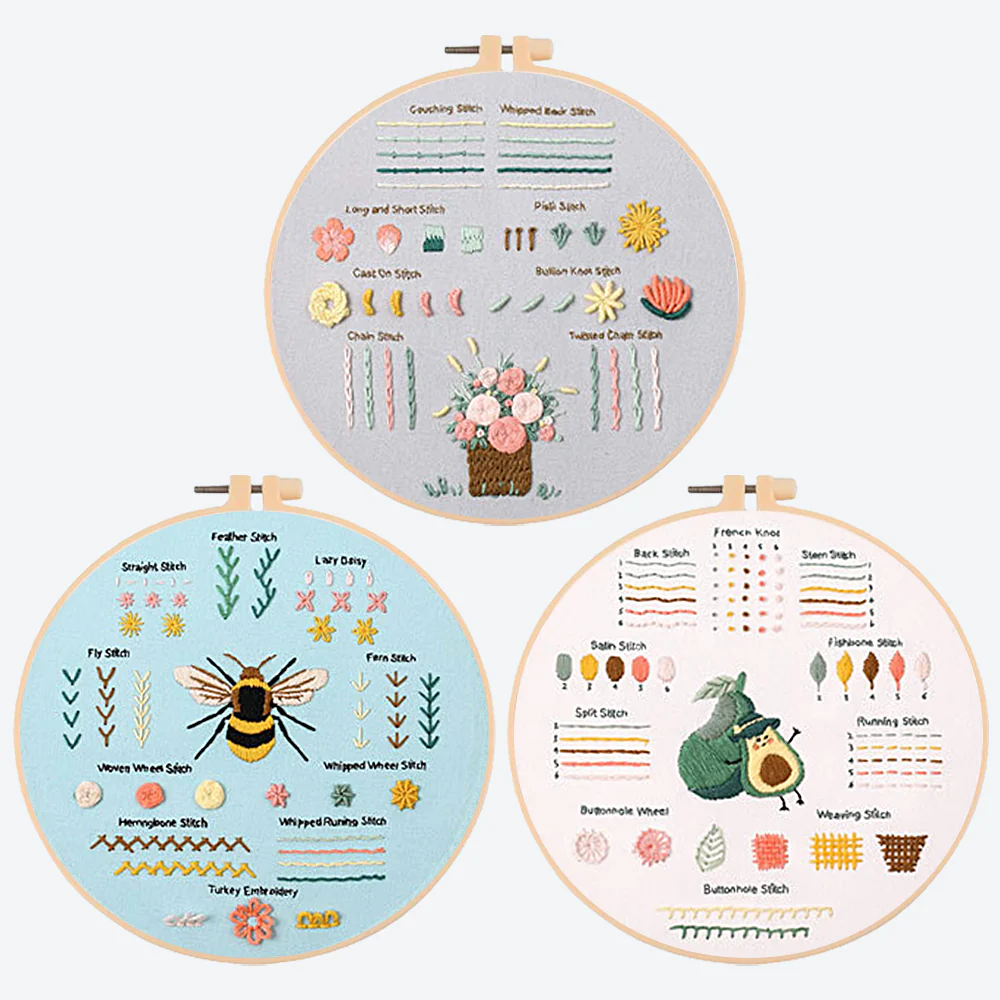 Embroidery Kit Beginner - 3 In 1 - Image 3