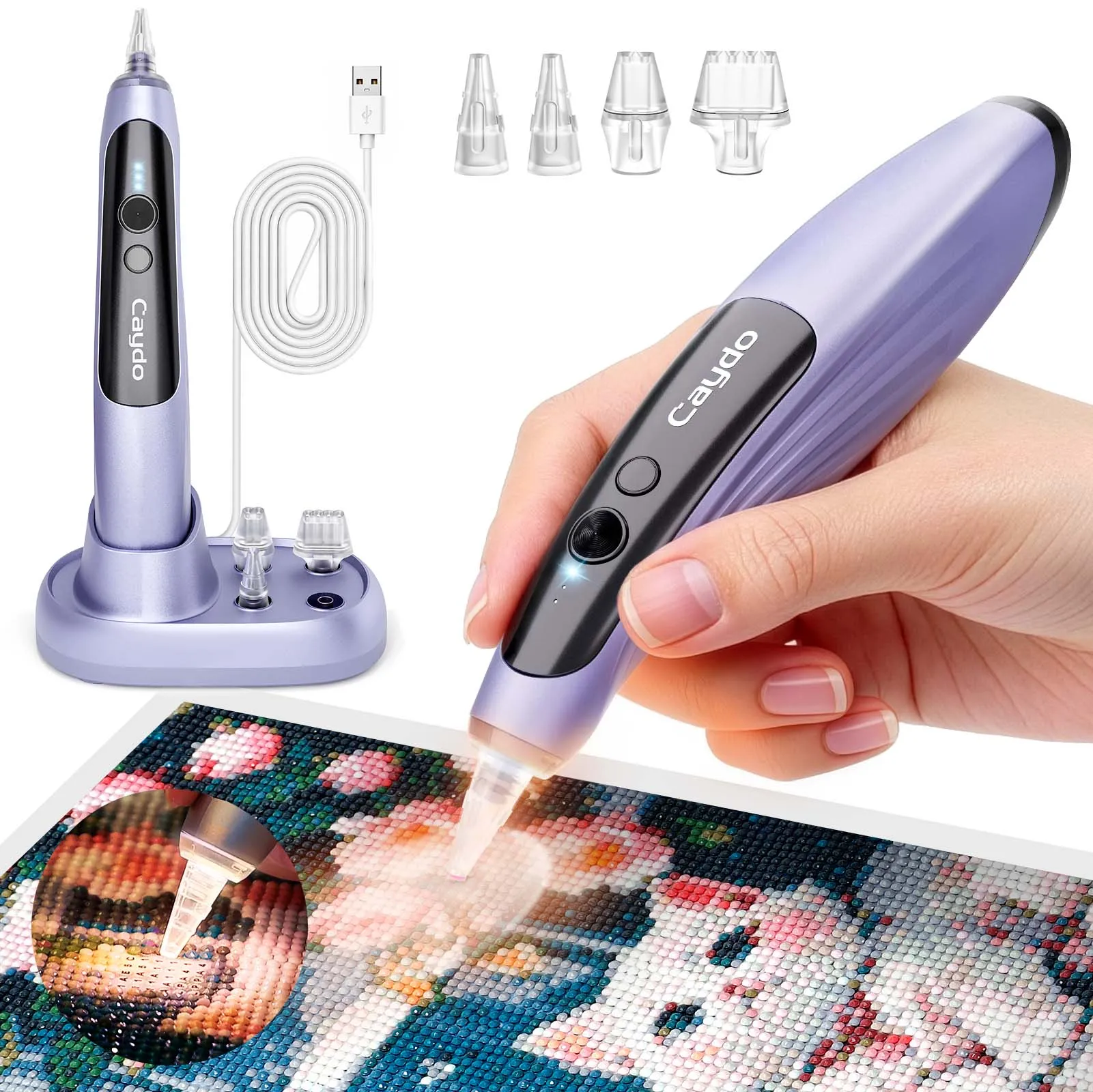 Caydo EP4 LED Vacuum Diamond Painting Pen