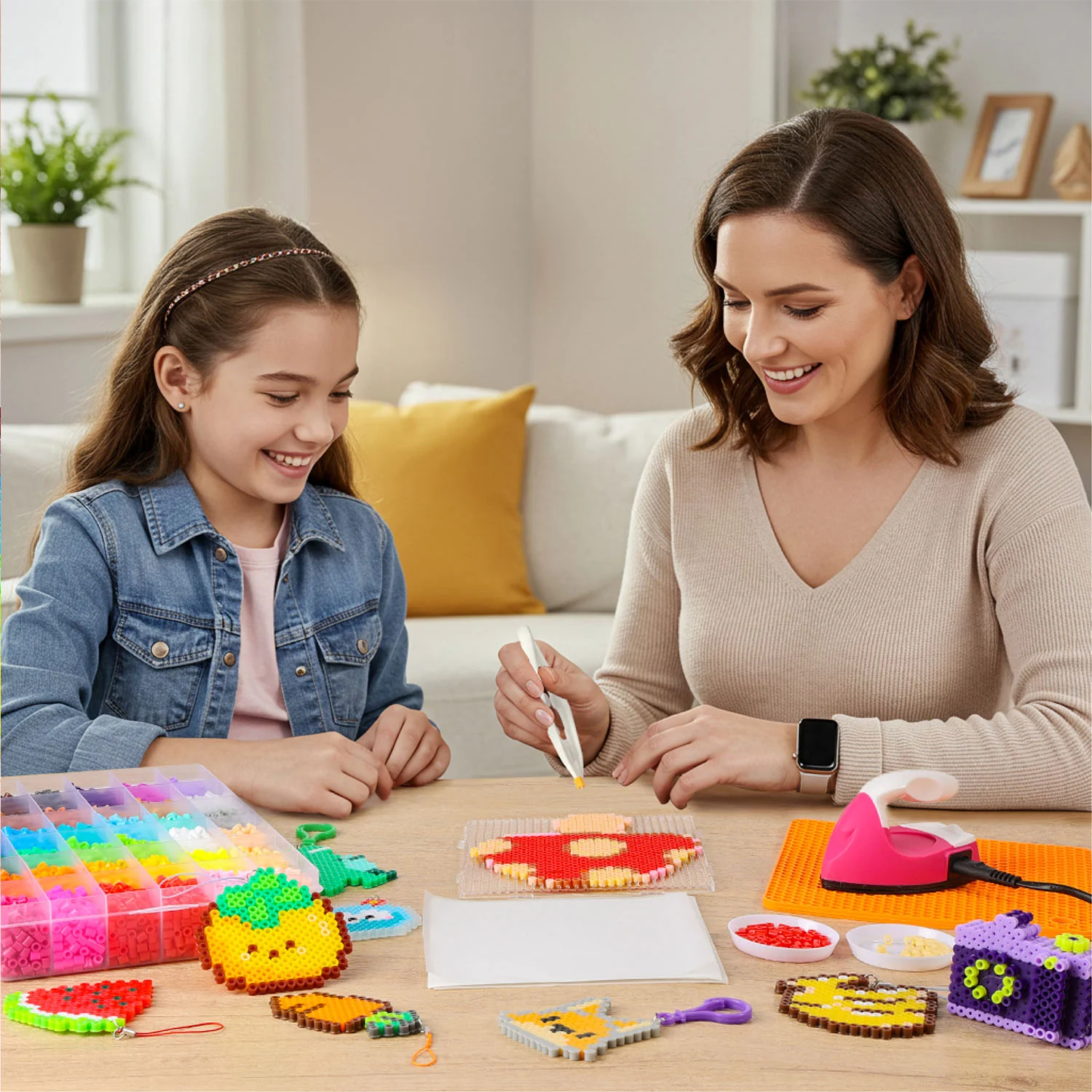 36 Colors Caydo Fuse Beads Kit with 200+ Patterns in Smart Design App - Image 2