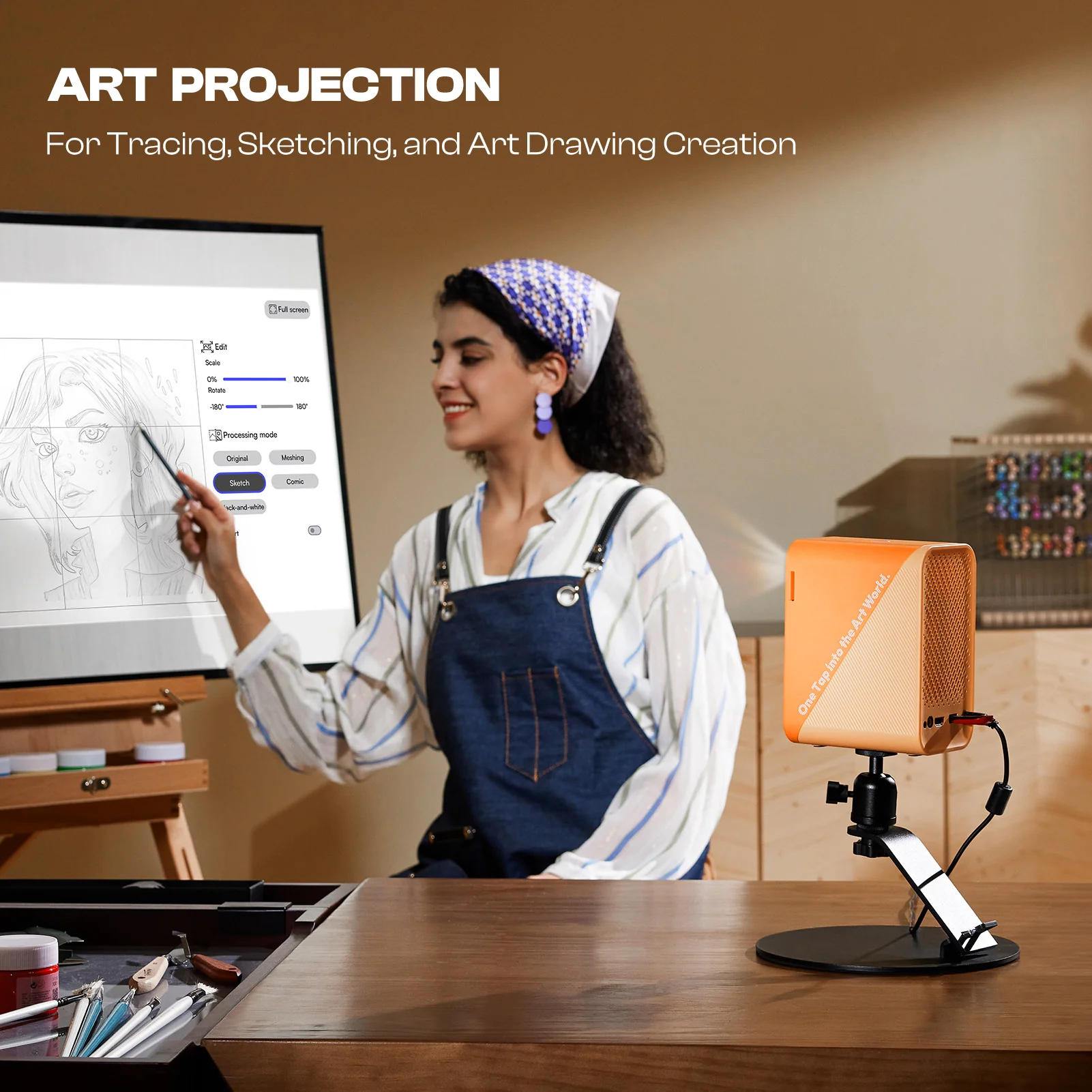 Caydo P1 Art Painting Projector - Image 3