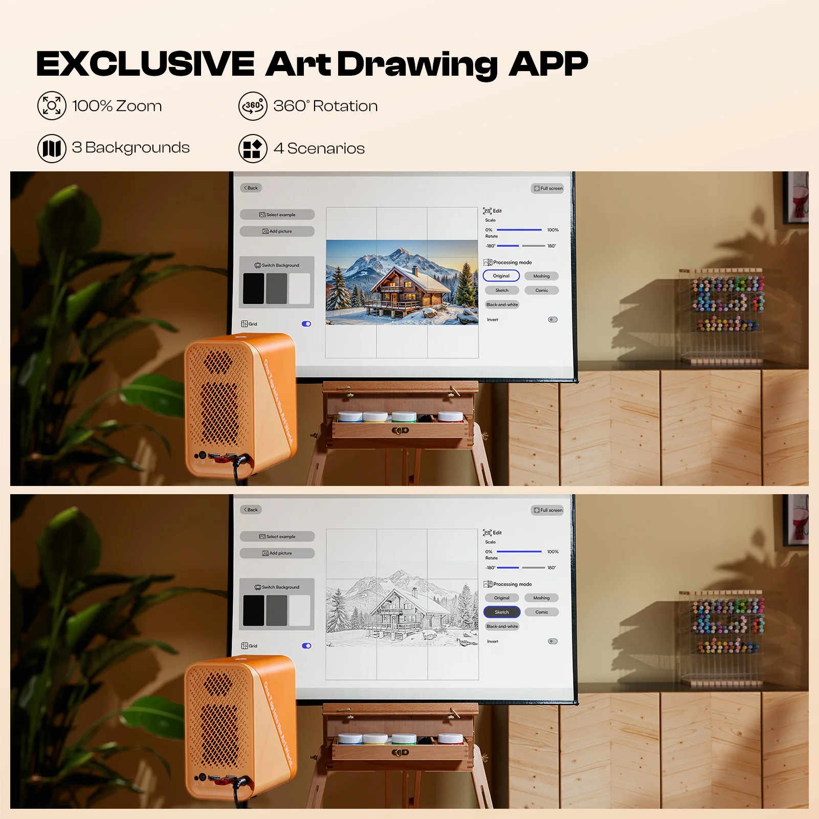 Caydo P1 Art Painting Projector - Image 5