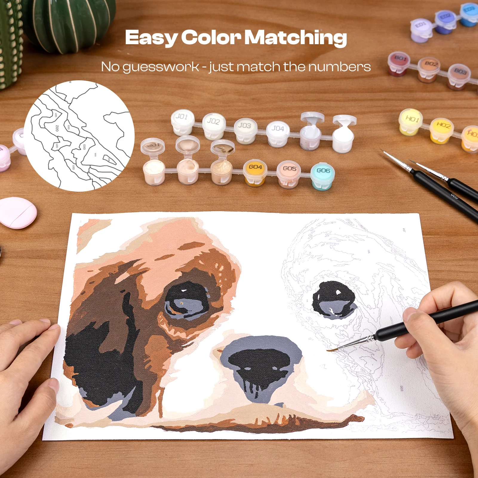 Paint by Numbers Kit & Custom Photo App - Image 2