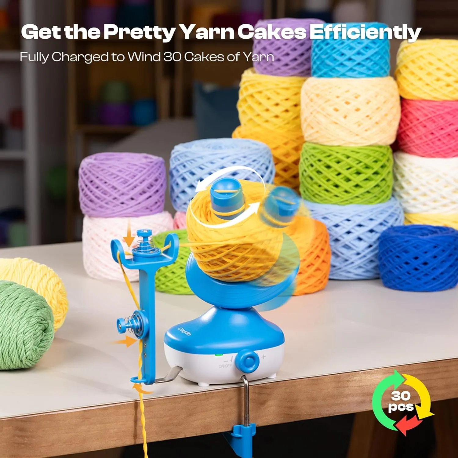 Rechargeable Electric Yarn Cake Winder M1C - Image 4