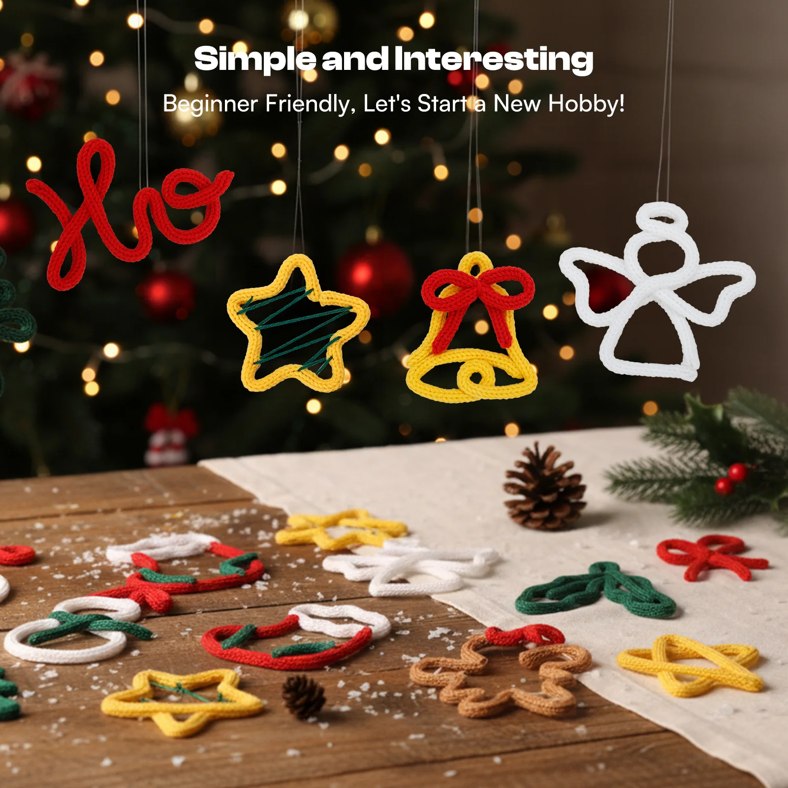 Christmas Knitting Yarn and Wire Set - Image 10