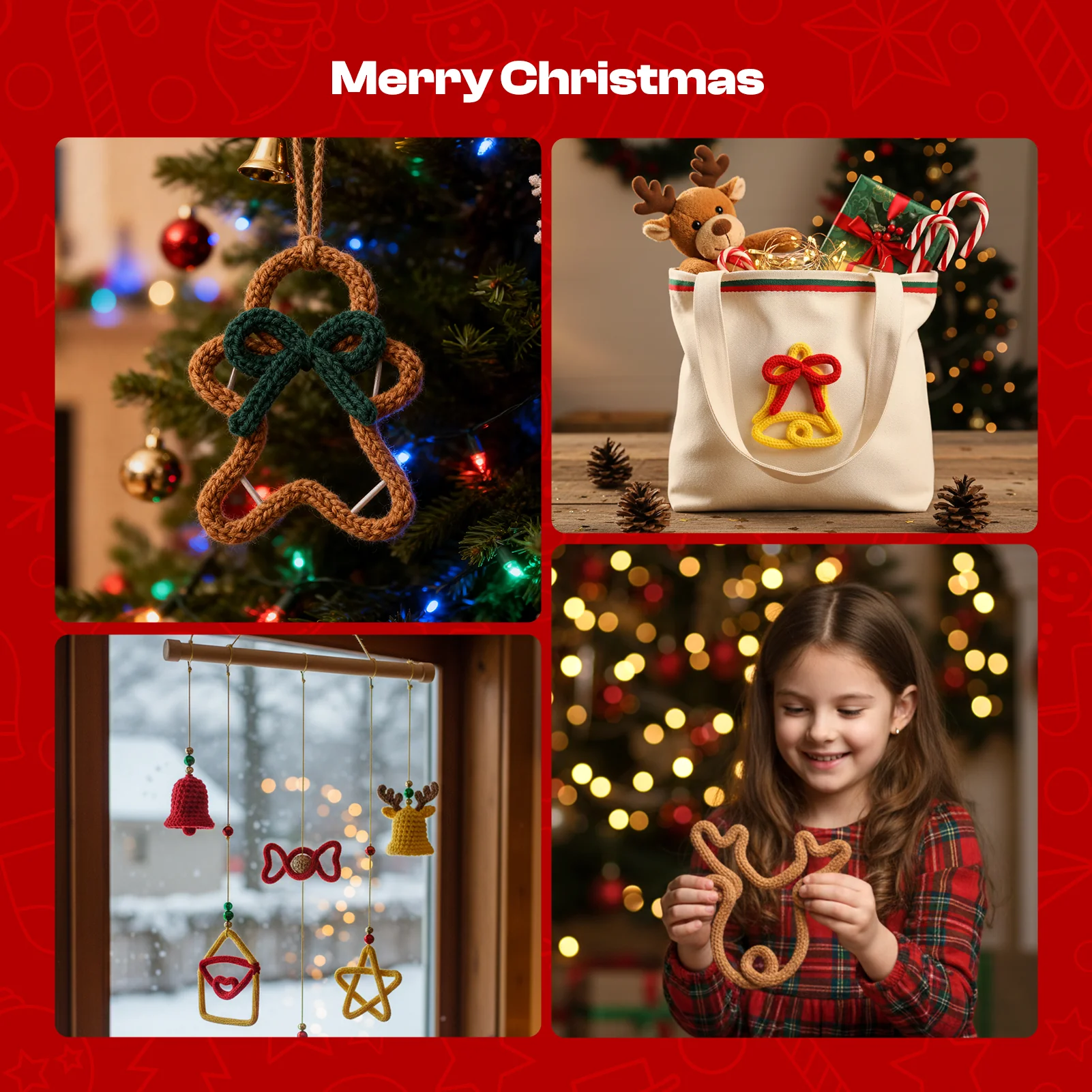 Christmas Knitting Yarn and Wire Set - Image 11