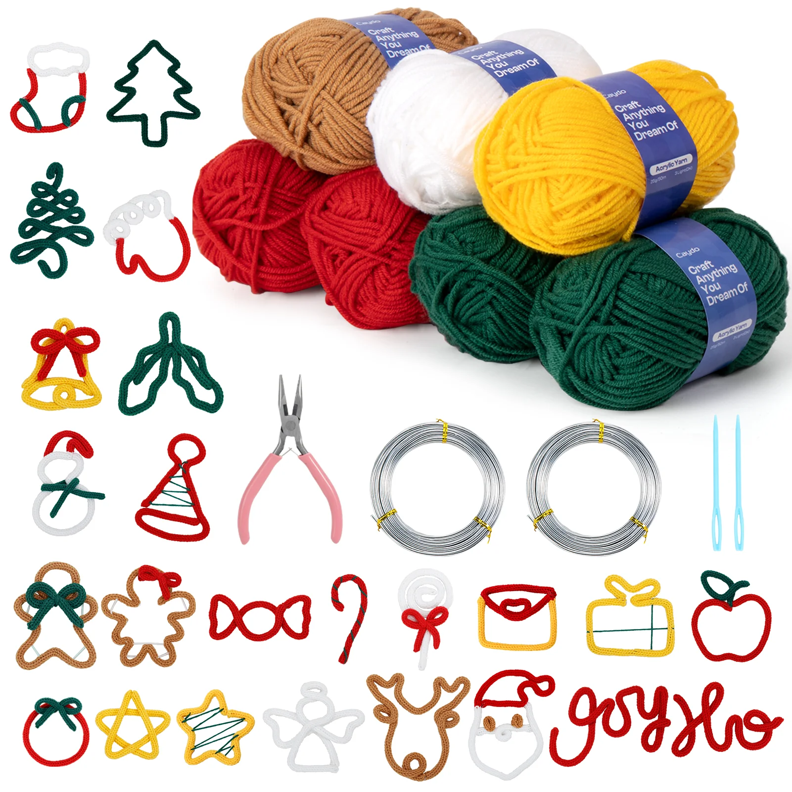 Christmas Knitting Yarn and Wire Set - Image 13