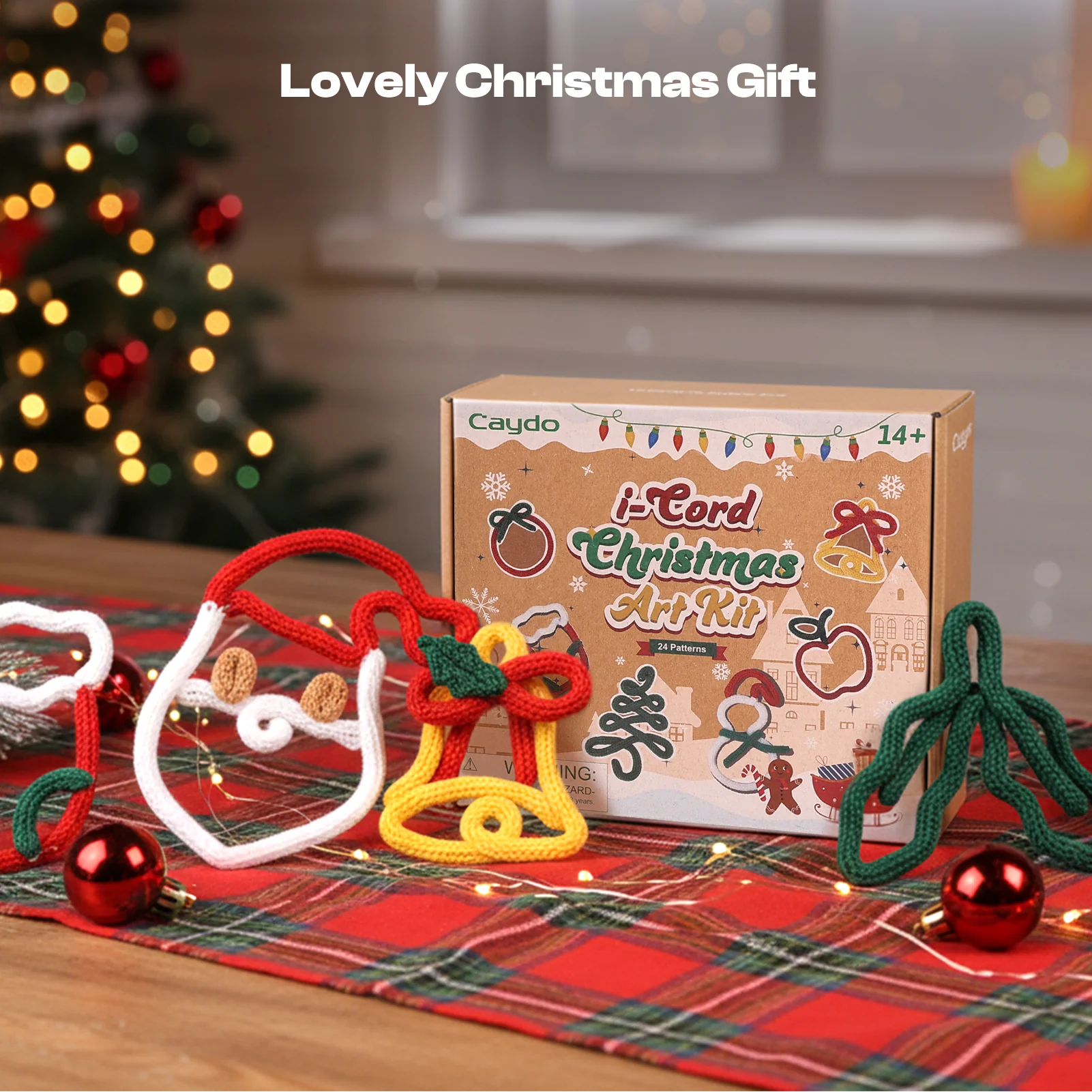 Christmas Knitting Yarn and Wire Set - Image 3