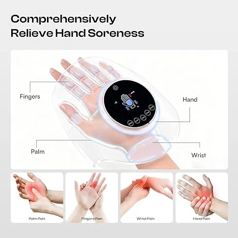Wireless Hand Massager with Heat and Compression - Image 3
