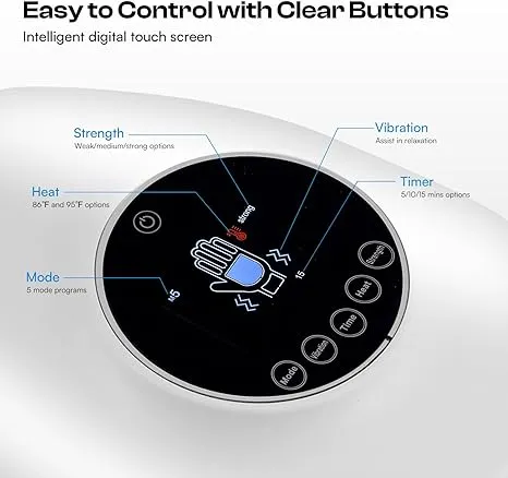 Wireless Hand Massager with Heat and Compression - Image 4