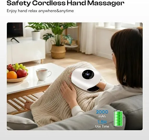 Wireless Hand Massager with Heat and Compression - Image 5