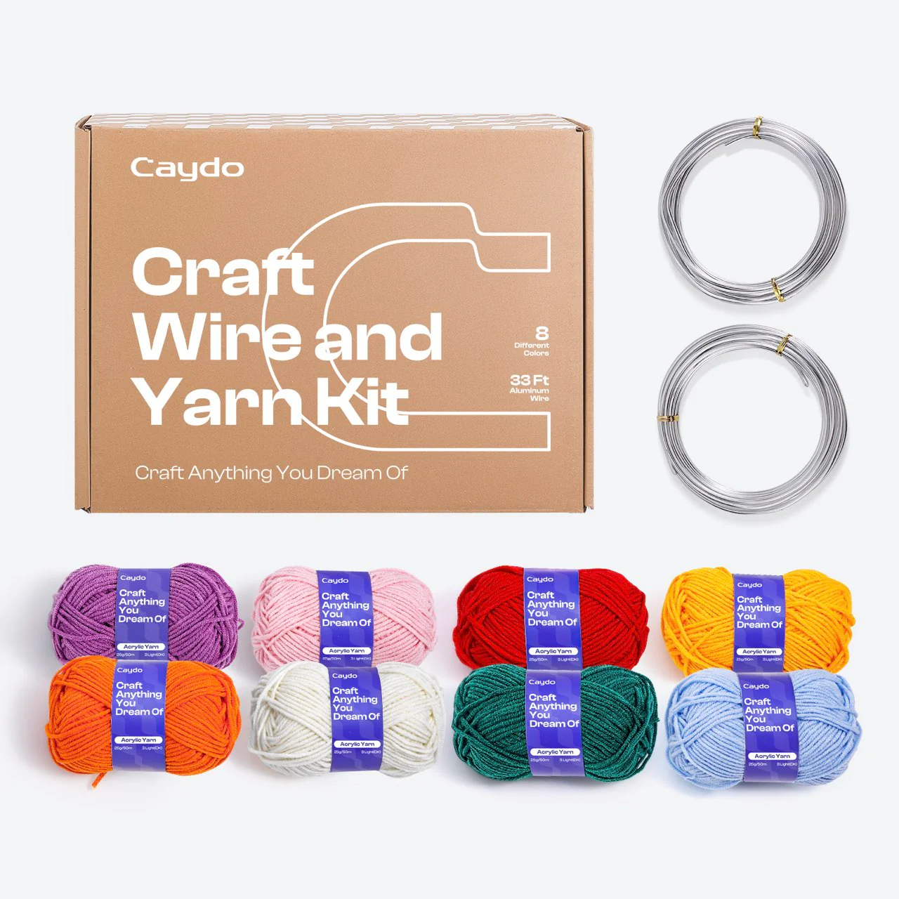 Knitting Yarn and Wire Set